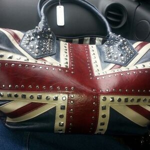 Studded Union Jack Handbag